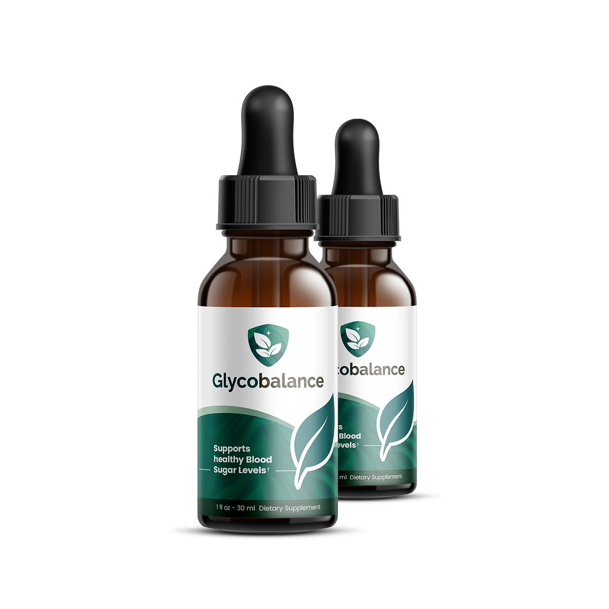 Glyco Balance blood-sugar support liquid dropper bottles